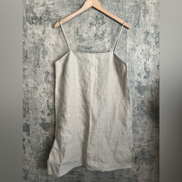 Simple Linen designer’s top tunic dress straps top - Picture 11 of 13